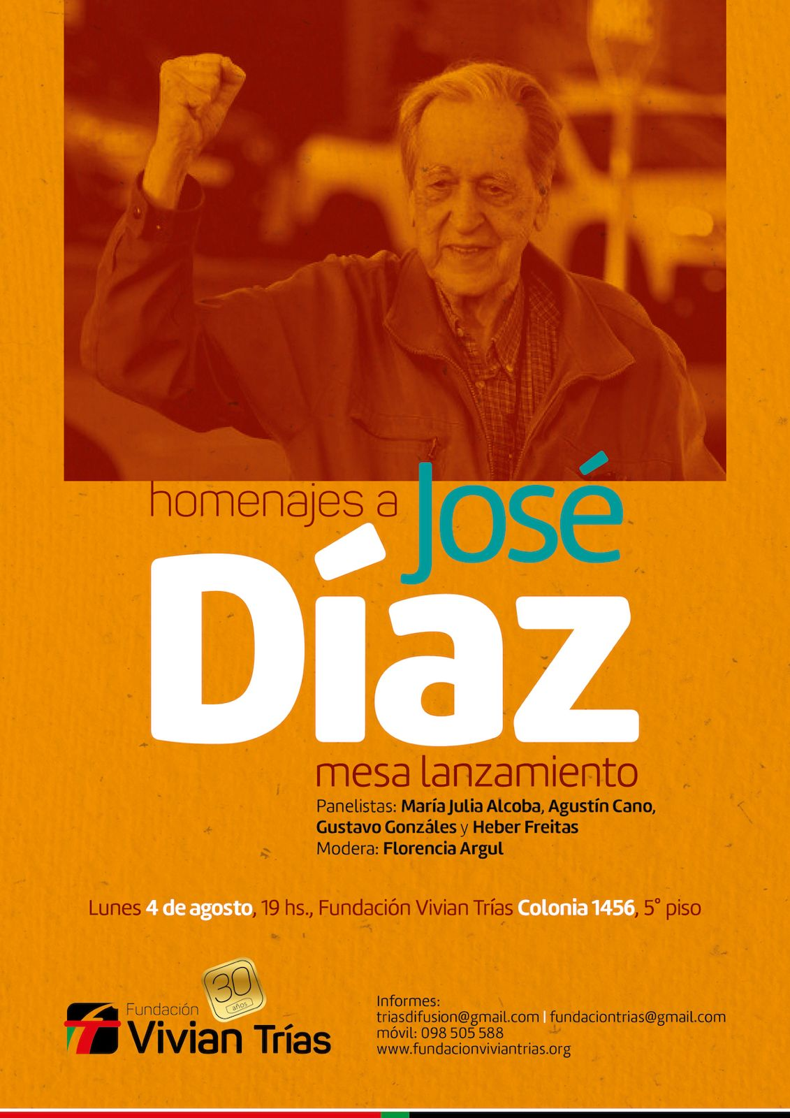 Lanzamiento Homenajes a José Díaz. 