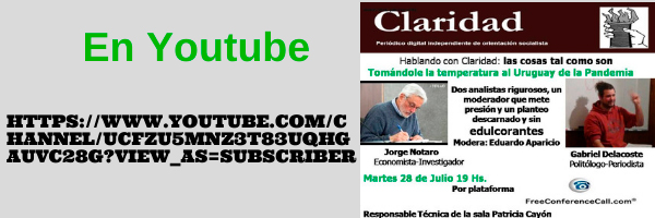 Canal Claridad Youtube